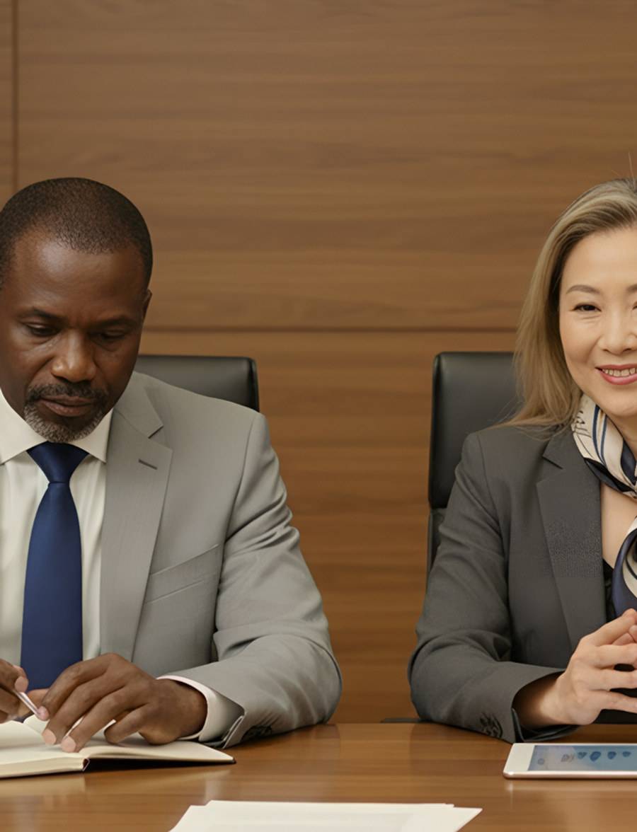 A quality professional receiving expert support